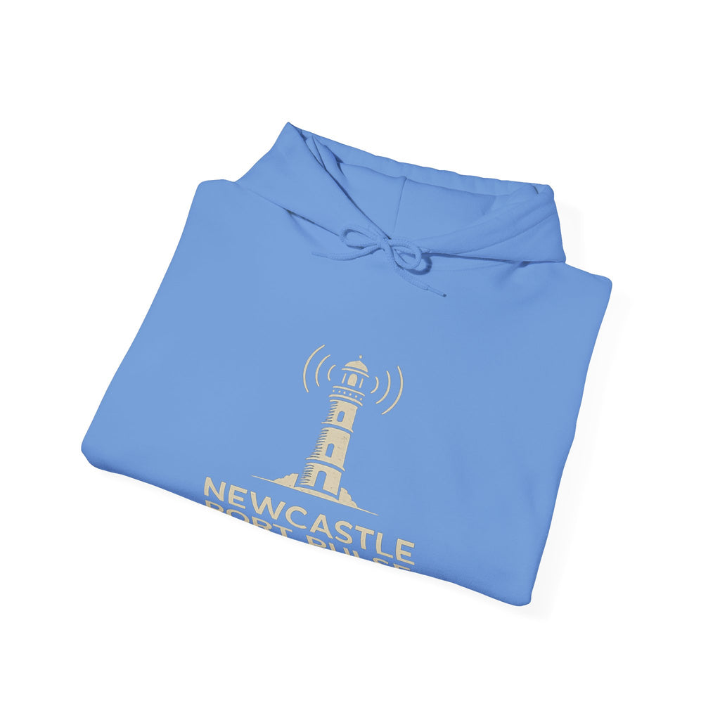 Retro Radio Station Logo Hoodie — Vintage Broadcast Logo Pullover