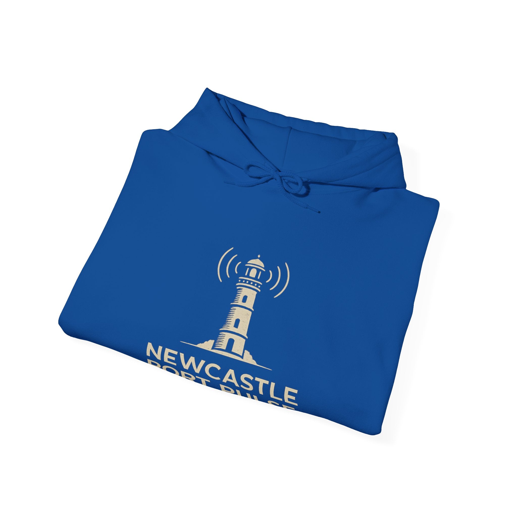 Retro Radio Station Logo Hoodie — Vintage Broadcast Logo Pullover