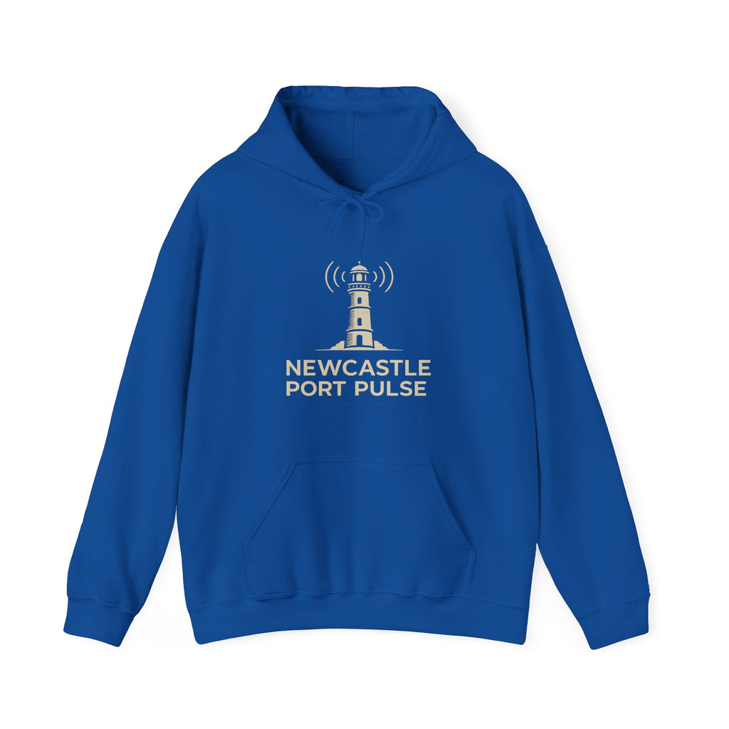 Retro Radio Station Logo Hoodie — Vintage Broadcast Logo Pullover