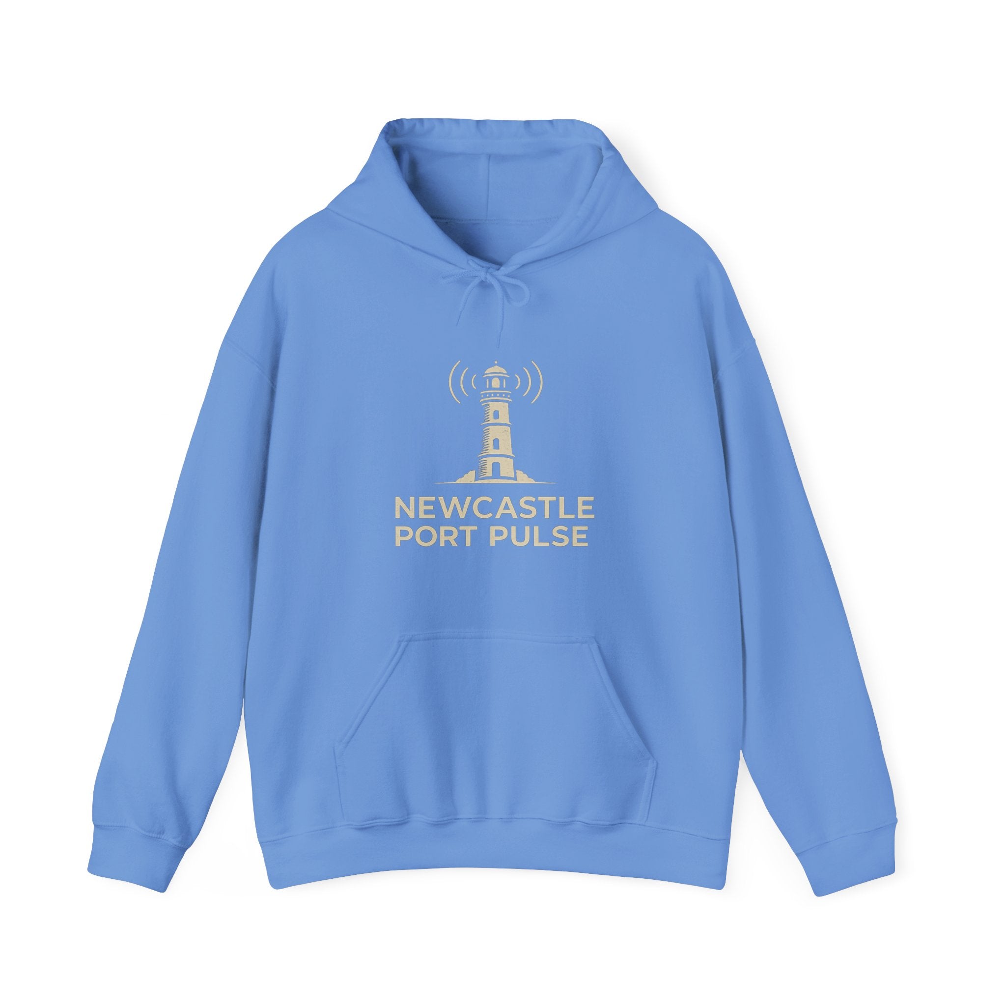 Retro Radio Station Logo Hoodie — Vintage Broadcast Logo Pullover